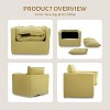 COZONY 360° Swivel Accent Armchair, Modern Oversized Single Sofa Chair with Thick Cushion for Living Room Office - 2 of 4