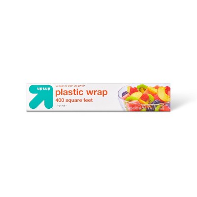 Glad Cling Plastic Wrap, 400 Square Foot Roll, 400 Sq ft (Pack of 2)