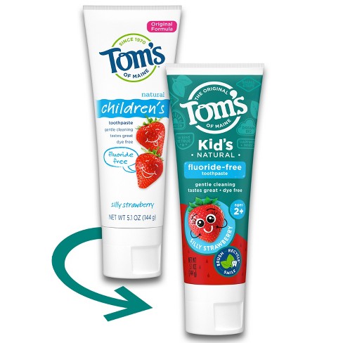 Tom's of Maine Silly Children's Fluoride-Free Toothpaste - 5.1oz - image 1 of 4