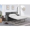 DOMETOUR Loveseat Sofa Sleeper Body-Grey - 2 of 4