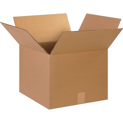 The Packaging Wholesalers 15 x 15 x 12 Shipping Boxes 32 ECT Brown BS151512