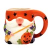 Set of 4 3D Halloween Gnomes 18oz Drinkware Mugs - Certified International - 4 of 4