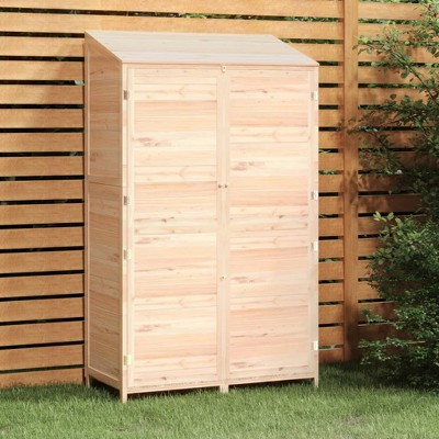 VidaXL Garden Shed 40.2"x20.5"x68.7" Solid Wood Fir