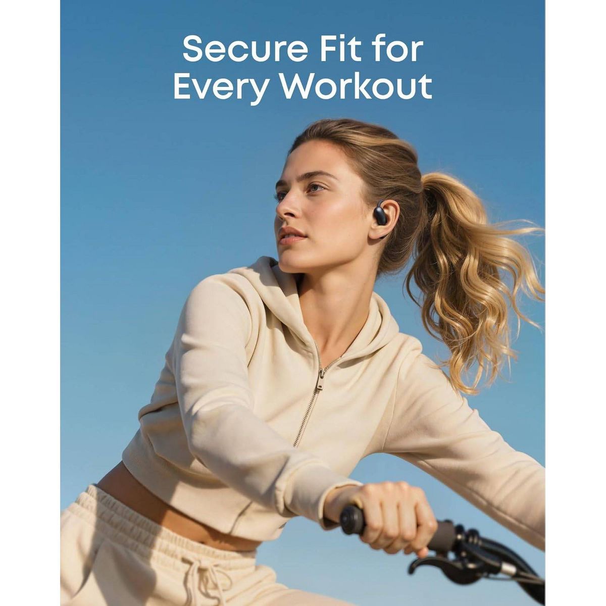 Anker Soundcore AeroFit 2 Open-Ear Hi-Res Bluetooth Wireless Earbuds with Adjustable Ear Hooks for All-Day Comfort- Black - thumbnail 6