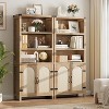 Tall Bookshelf with Storage, Bookcases and Bookshelves with Doors, 5 Tier Storage Cabinet for Home Office, Living Room - 3 of 4