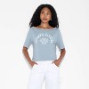 Women's Short Sleeve Off the Shoulder Boxy T-Shirt - Wild Fable™ - 2 of 4