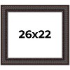 PosterPalooza | 3.5" Wide Ornate Brown Picture Frame - UV Acrylic, Backing Board, Hanging Hardware Included - 2 of 4