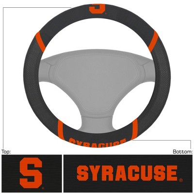 NCAA Syracuse Orange University Embroidered Steering Wheel Cover