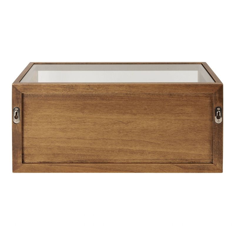 18&#34; x 8&#34; Wessler Decorative Wood Box Shelf Rustic Brown - Kate &#38; Laurel All Things Decor, 6 of 11