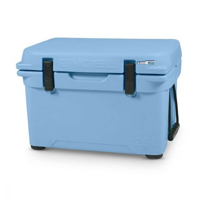 Engel 5.2 Gallon 24 Can 25 High Performance Roto Molded Ice Cooler, Arctic Blue