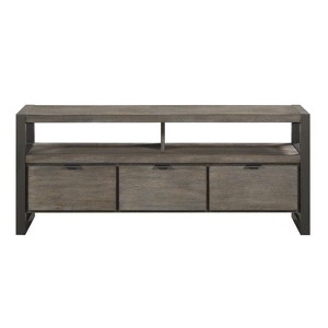 Lexicon Prudhoe Wood 58" TV Stand in Gunmetal - 1 of 4
