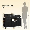 Jojoka,Dresser for Bedroom with 14 Drawers, 55" W Dresser with Side Pocket, Fabric Dressers & Chests of Drawers with Shelves, Sturdy Frame, Wood Top - 2 of 4