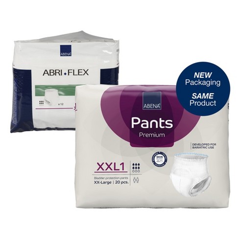 Abena Abri-flex Xxl Disposable Underwear Male Pull On With Tear Away Seams  2x-large, 300517, 24 Ct : Target