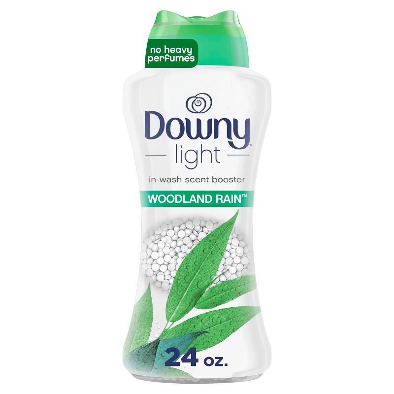 Downy Light Woodland Rain Scent Laundry Scent Booster Beads with No Heavy Perfumes - 24oz, 1 of 13