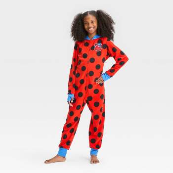 Girls' Miraculous Tales of Ladybug CatNoir Union Suit - Blue/Red