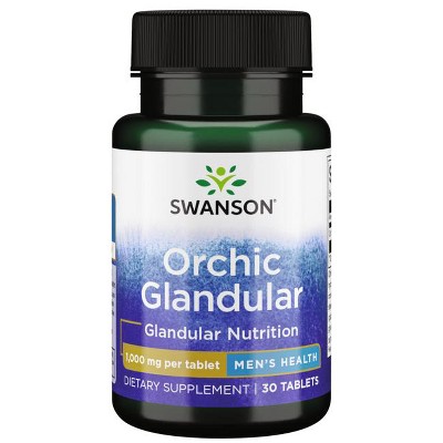 Swanson Dietary Supplements Orchic Glandular - Men's Health 1,000 mg 30 Tabs.