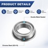 Unique Bargains Durable Chrome Steel Flanged Ball Bearing 4 5mm x 8mm x 2.5mm - 2 of 4