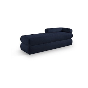 Meridian Furniture,Kennedy Chenille Fabric Bench - 1 of 4