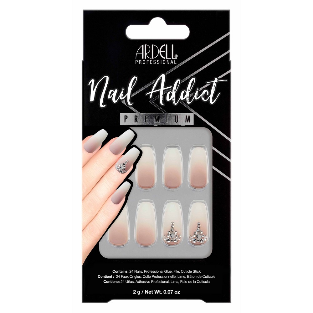 Ardell Nail Addict False Nails - Rich Tan Ombre - 24ct