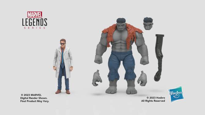 Marvel Avengers Legends Gray Hulk and Dr. Bruce Banner Action Figure Set - 2pk, 2 of 12, play video
