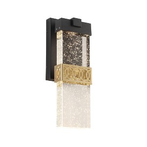 Wellfor 1-Light LED Hardwired 13.11" Outdoor Sconce: Rust-Resistant, Energy-Efficient - 1 of 4