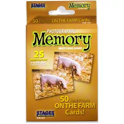 Stages Learning Materials Photographic Memory Matching Game, On the Farm