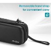 Fmeida Pen Pencil Case, 2-Layer EVA Zipper Pencil Box Pouch Large Capacity Stationery Storage Organizer for School Office Supplies Black - 4 of 4