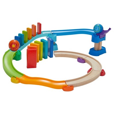 HABA Kulllerbu Kringel Domino Playset - 33 Piece Ball Track Starter Set