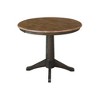 Madeline Round Top Pedestal Table Hickory Brown - International Concepts - 2 of 4