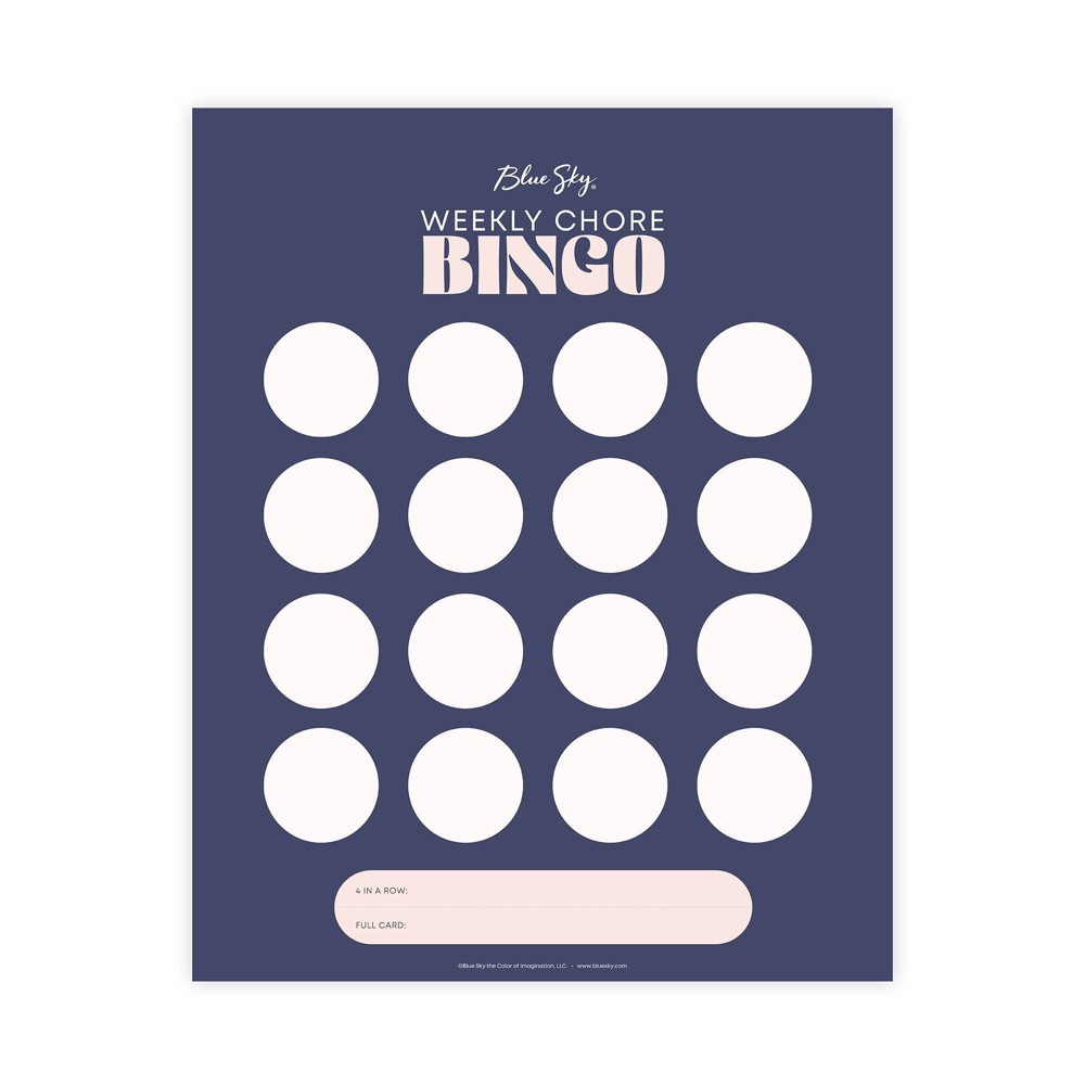 Photos - Accessory Blue Sky 10"x8" My Weekly Schedule Bingo Non Dated Glued Family Organizer Planning Pad 105 Pages 