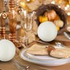 Spaas Rustic Ball Candles – Set of 6 Unscented Decorative Round Candles - 3 Inch Diameter - Available in 12 Colors - 4 of 4