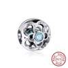 Birthstone Charms for Bracelet Sterling Silver CZ Womens Ginger Lyne Collection - 2 of 4
