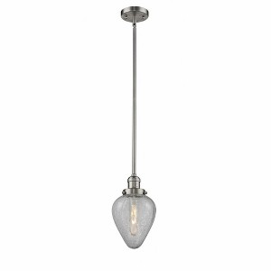 Geneseo - 1 Light Stem Hung Mini Pendant In Industrial Style-8.5 Inches Tall and 6.5 Inches Wide - 1 of 1