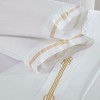 Cotton Gold Embroidered Sheet Set by Blue Nile Mills - image 3 of 4