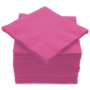 SparkSettings Beverage Napkins, 5” x 5” 2 Ply Paper Napkins, Pack of 100 - 1 of 4