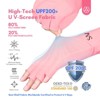 SAVILAND U V Gloves for Nails: UPF200+ High-tech Professional U V Gloves (Pink) - 4 of 4