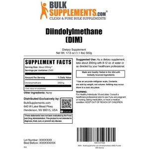 BulkSupplements Diindolylmethane (DIM) Powder - 1 of 4
