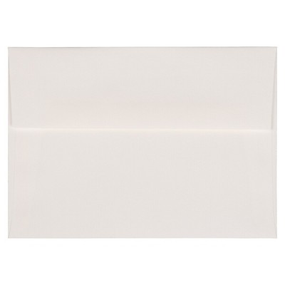 JAM Paper A7 Strathmore Invitation Envelopes 5.25 x 7.25 Bright White Laid 3TTL711