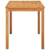 vidaXL Dining Table Warm Brown - 3 of 4