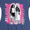 Girls' - Barbie - Believe In Yourself Fit & Flair Cap Sleeve Dress - 2 of 3