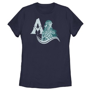 Womens Avatar: Fire and Ash Neytiri and Toruk Classic Symbol T Shirt - 1 of 4