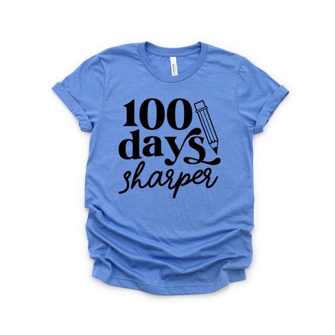 The Juniper Shop 100 Days Sharper Toddler Short Sleeve Tee 2T Columbia Blue