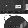 Mber 3 Pack 43" Garment Bags for Hanging Clothes, Travel Suit Bag for Closet Storage, Garment Bag with Handles for Suits Dance Costumes Coats, Black - 3 of 4