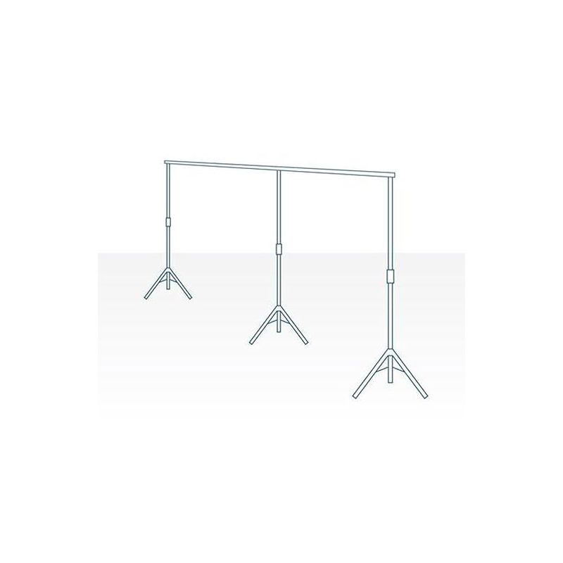 Room/Dividers/Now Ceiling Track Room Divider Kit, Medium A, 8ft Tall x 4ft 6in - 6ft Wide, Seafoam, 4 of 6