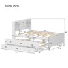 A Captain's Bed With A Drawer - Type Bed And Three Storage Drawers, Suitable For The Dormitory Bedrooms Of Children And Teenagers. - 3 of 3