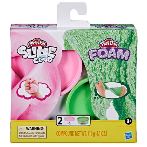 Play-Doh Foam & Super Cloud 2pk Pink/Green