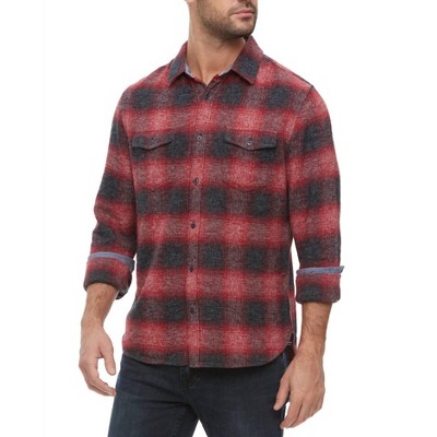 Men's Wheatland Double Pocket Stretch Flannel Shirt - Flags & Anthem
