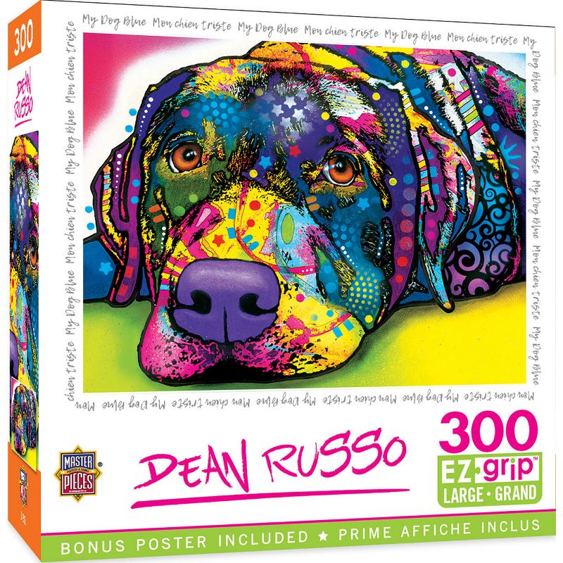 MasterPieces 300 Piece EZ Grip Jigsaw Puzzle - My Dog Blue - 18"x24", 2 of 8