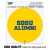 South Dakota State University Alumn Automotive Car Window Locker Circle Bumper Sticker - 3 of 4