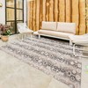 Gertmenian 9'x13' Sierra Senna Rectangular Woven Indoor/Outdoor Area Rug Gray: UV & Stain-Resistant - 4 of 4